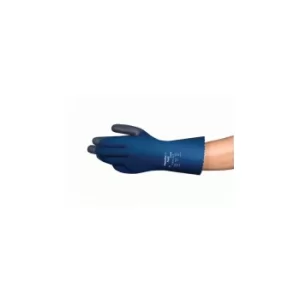 Image of Chemical Protection Gauntlet Glove Lined 380mm Blue Size 9