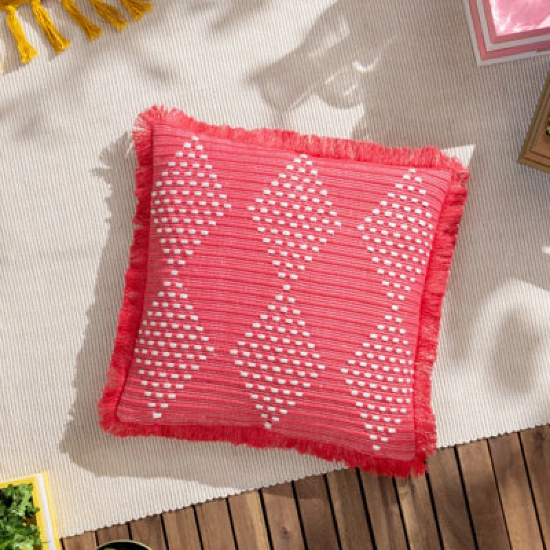 Image of furn. Kadie Square Cushion Pink