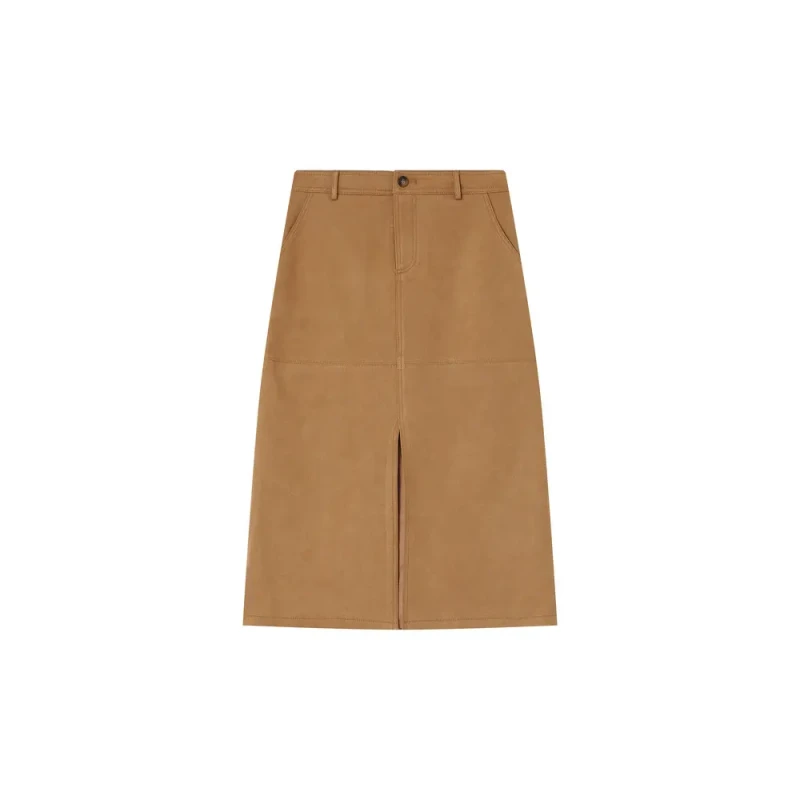 Image of Grace & Mila Womens skirt Grace & Mila Sorry Beige Female XS