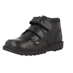 Image of Kickers Black Kick Scuff Hi Boots Toddler