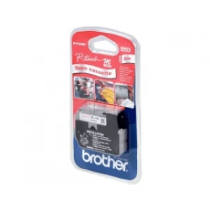 Image of Brother MK222BZ Original P-touch Red on White Tape 9mm x 8m