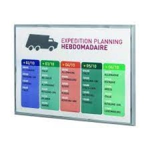 Image of Fast Paper A3 Information Display Silver Wall mountable, holds A3