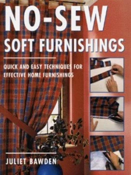Image of No-Sew Soft Furnishings by Juliet Bawden and Shona Wood Hardback