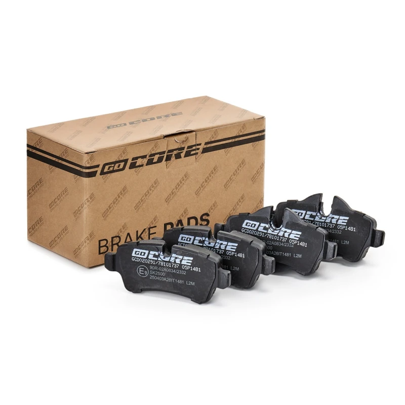 Image of goCORE GCD020291 Brake pad set Rear Axle, not prepared for wear warning indicator Brake Pad Set,disc brake (402)