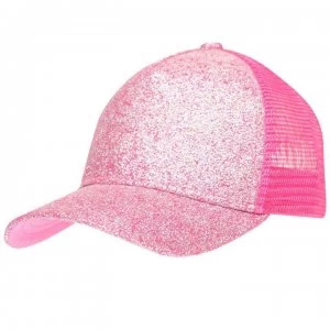 Image of Crafted Bling Cap Junior Girls - Pink Glitter