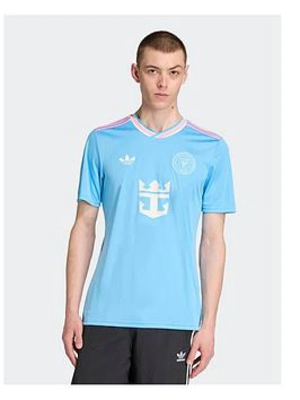 Image of adidas Inter Miami Third Shirt 2025 2026 Adults - Blue Male M
