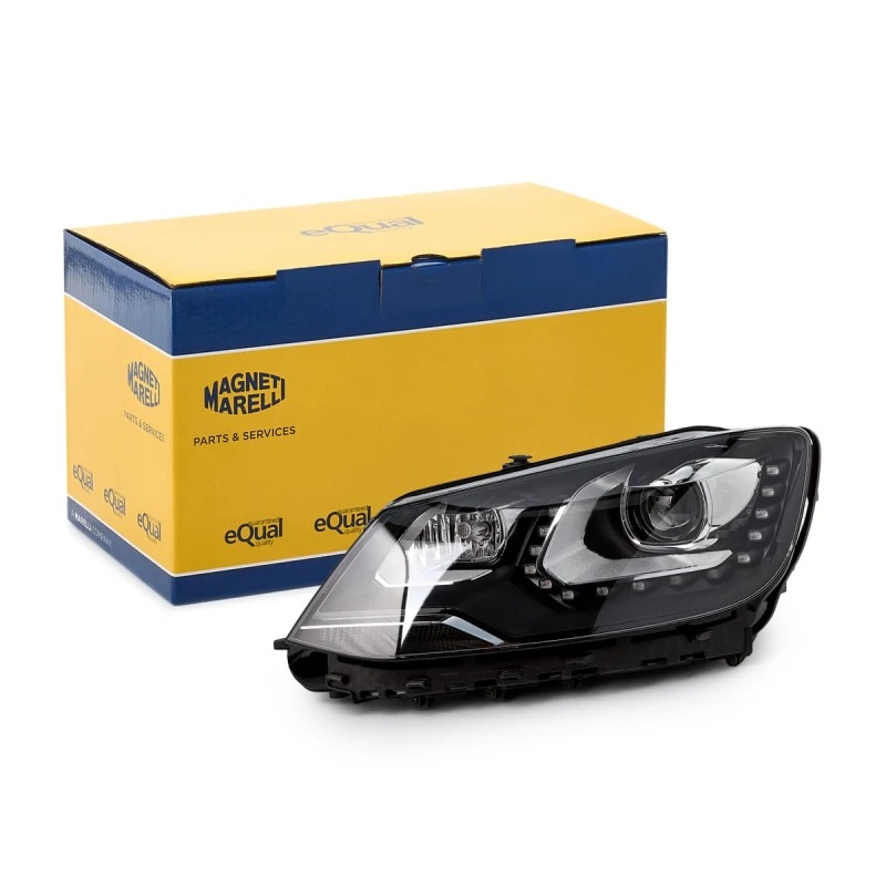 Image of MAGNETI MARELLI 711307023581 Headlights H7, Left, with motor for headlamp levelling, Bi-Xenon Headlight (259)