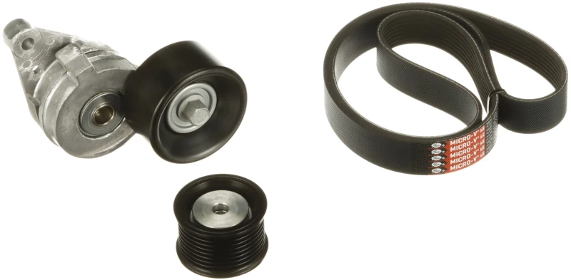 Image of GATES K018PK2410 V-ribbed belt set FleetRunner V-Ribbed Belt Set (542)