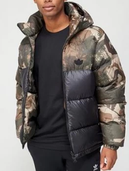 Image of Adidas Down Regen Padded Jacket - Camo