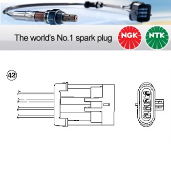 image of NGK OZA660-EE26 / 94810 Lambda Sensor Zirconia Type Oxygen O2 Exhaust Probe