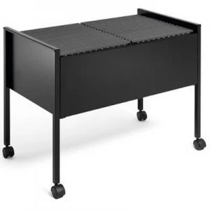 Image of Durable Suspension file trolley 308201 Black