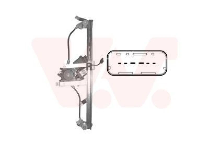 Image of VAN WEZEL Window regulator VAN WEZEL 4328261