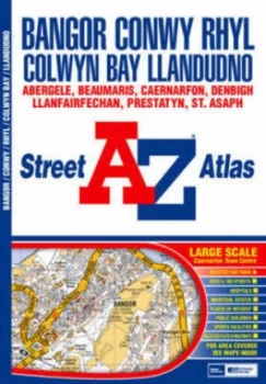 Image of Bangor Conwy Rhyl Colwyn Bay and Llandudno Street Atlas Paperback