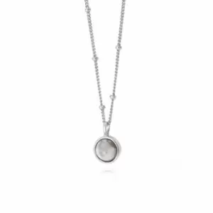 Image of Howlite Healing Stone Silver Necklace HN1006_SLV