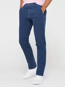 Image of Tommy Hilfiger Denton Corduroy Chino Trousers , Green, Size 30, Men
