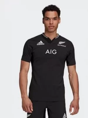 Image of adidas All Blacks Performance Replica Home Jersey, Black Size M Men