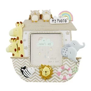 4" x 4" - Celebrations Noah's Ark Boat Photo Frame