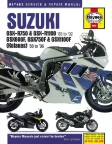 Image of Suzuki GSX-R750 & GSX-R1100, GSX600F, GSX750F & GSX1100F (Katanas) (86 - 96)