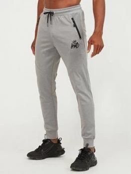 image of Kings Will Dream Lenham Zip Through Hoodie Tracksuit - Grey Marl