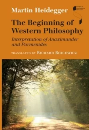 Image of The beginning of western philosophy by Martin Heidegger