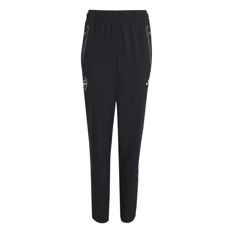 Image of Adidas Arsenal kids' tracksuit bottoms 2025/26 Noir Unisex 15/16 ans JV5340