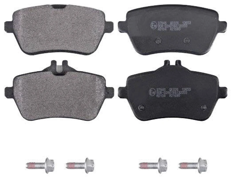 Image of A.B.S. 37946 Brake pad set prepared for wear warning indicator Brake Pad Set,disc brake (402)