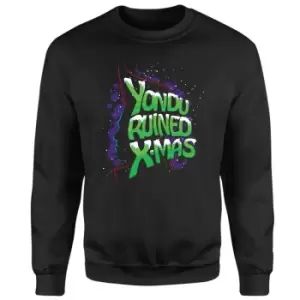 Image of Marvel Yondu Ruined Christmas Christmas Jumper - Black - XXL
