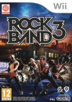 Image of Rock Band 3 Nintendo Wii Game