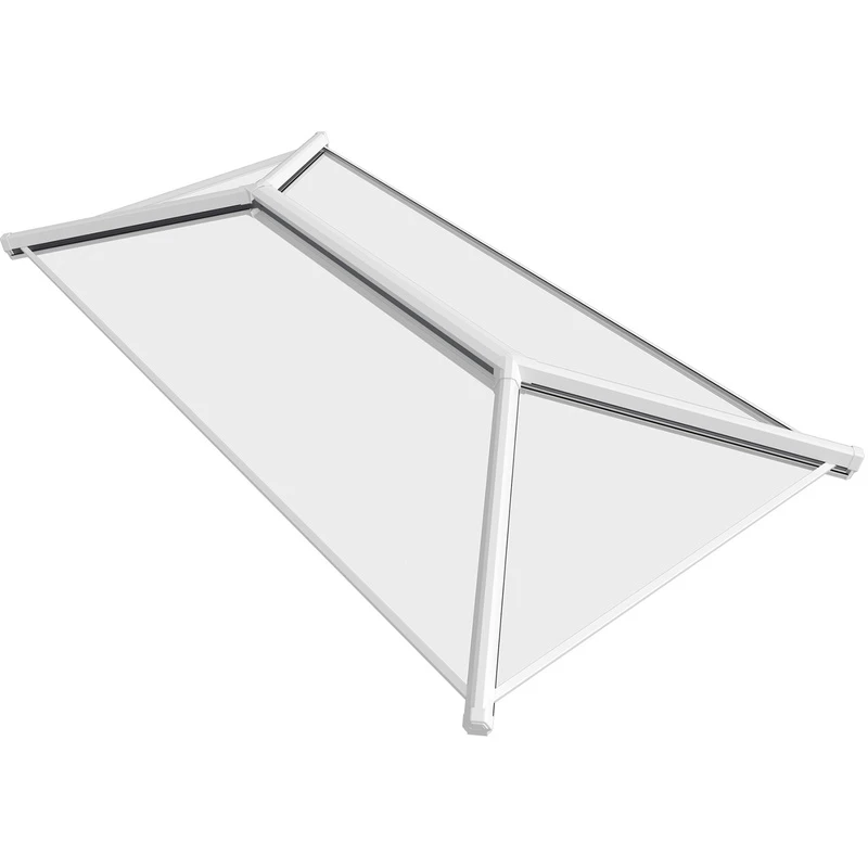 Image of Crystal Aluminium Skylight Roof White Ext White Int 1500Mmx1000Mm, White LANW1510
