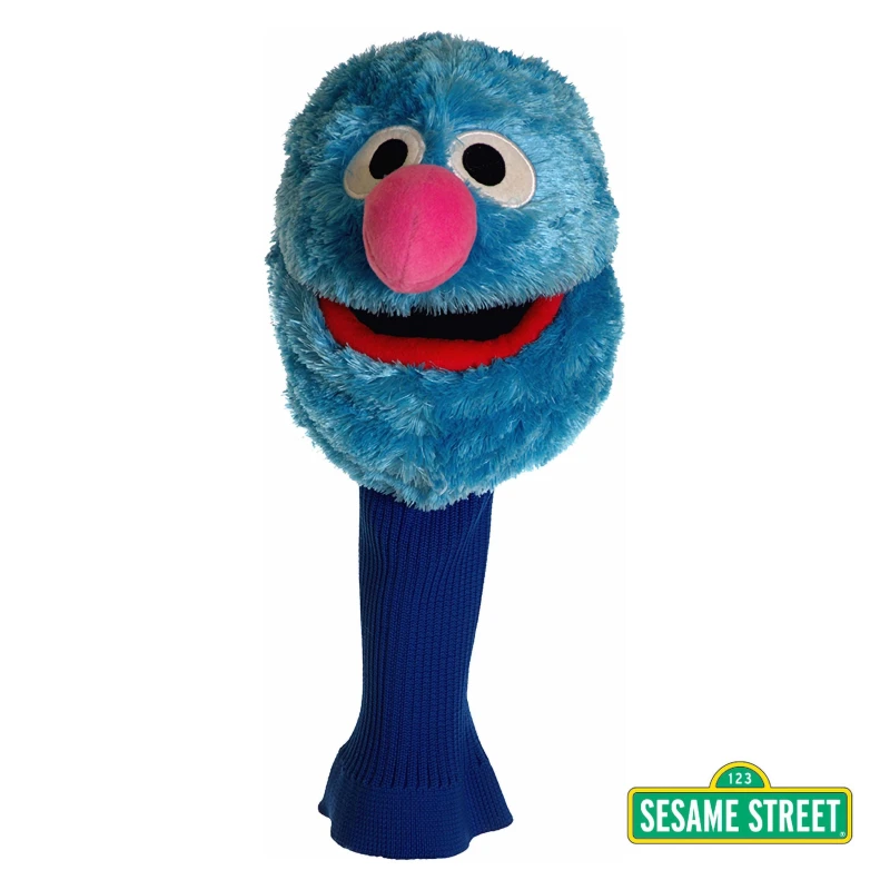 Image of Sesame Street Sesame Street Grover Living Puppets Golf Club Protector in Baby Blue Baby Blue One Size Unisex 4260300832442