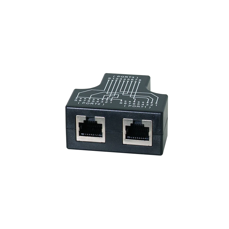 Image of LogiLink Cable sharing adapter. shielded T-adapter 10/100BT