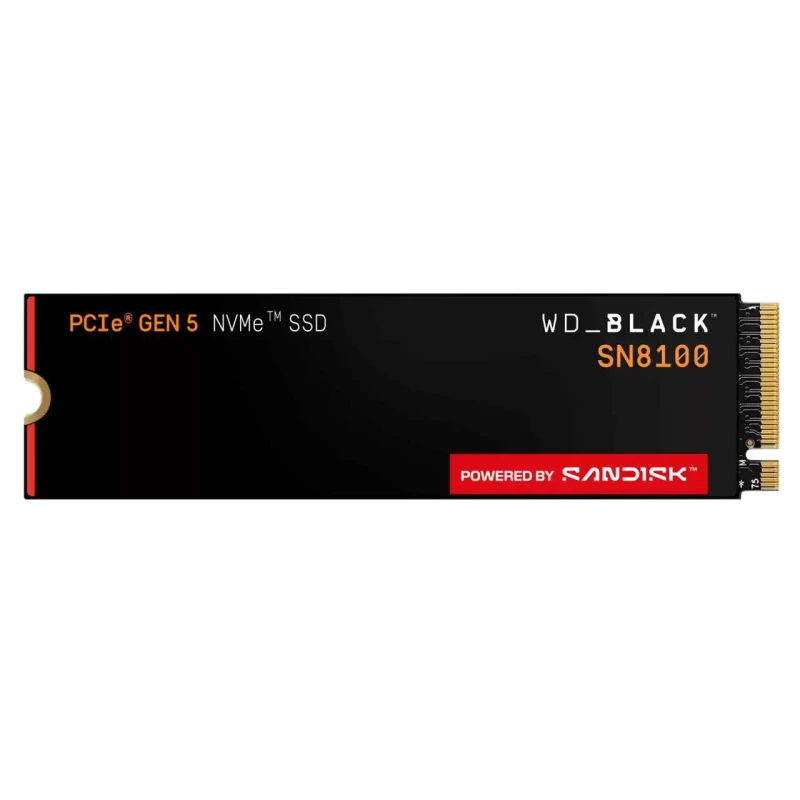 Image of Western Digital WD SSD M.2 (2280) 1TB Black SN8100 PCIe 5.0/NVMe (Di)
