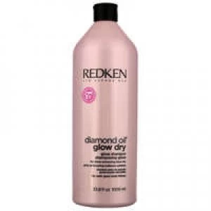 Image of Redken Diamond Oil Glow Dry Gloss Shampoo 1000ml