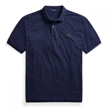 image of Polo Ralph Lauren Custom Slim Fit Polo - Spring Navy Hth