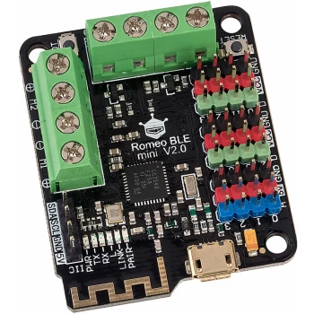 image of DFR0351 Romeo BLE Mini Arduino Robot Control Board with Bluetooth 4.0 - Dfrobot