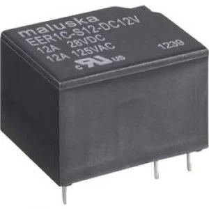 image of PCB relays 12 Vdc 12 A 1 change over EER1 12VDC