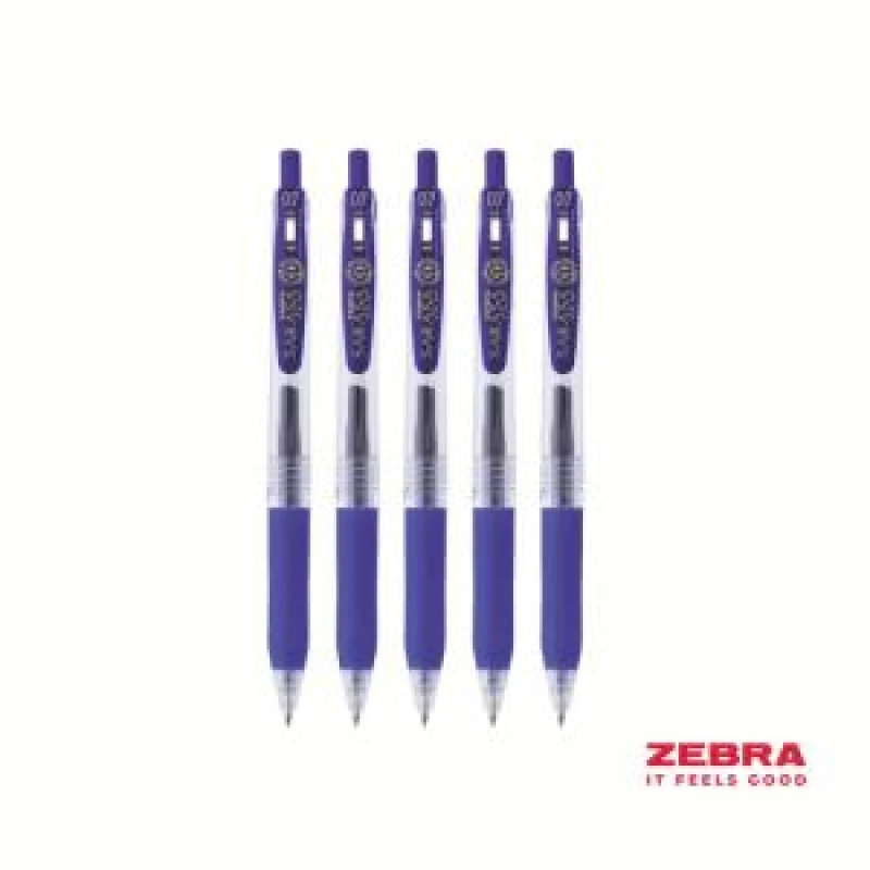 Image of Zebra Sarasa Clip Eco Gel Pen Medium Point Blue (Pack 12) 14322