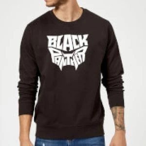 Image of Black Panther Emblem Sweatshirt - Black