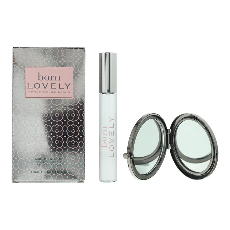 Image of Sarah Jessica Parker Born Lovely Gift Set 10ml Eau de Parfum Rollerball + Mirror