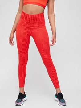 image of Nike The One Dri-FIT Icon Clash Legging - Red, Size XS, Women