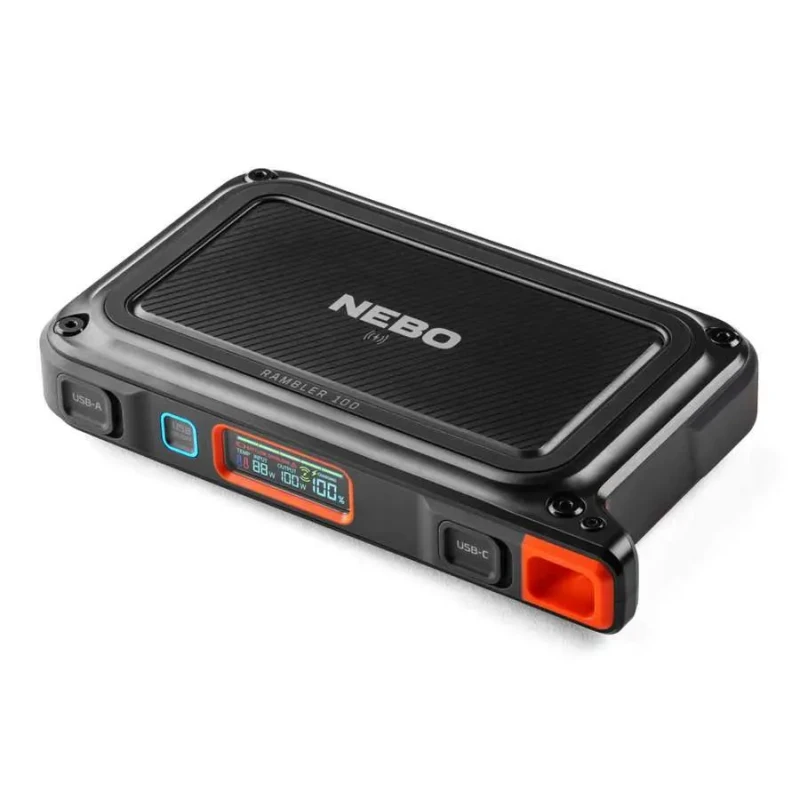 Image of Charging station Nebo Rambler 100 Noir Unisex 224x130x41 mm