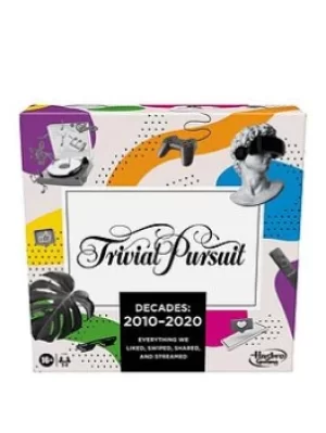 Image of Hasbro Trivial Pursuit Decades 2010 To 2020 Board Game For Adults And Teens, Pop Culture Trivia Game, Ages 16 And Up