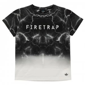 image of Firetrap Sub T Shirt Junior Boys - Lightening