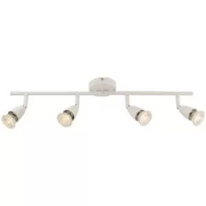 image of Netlighting Amalfi Adjustable 4 Light Spotlight Gloss White, GU10