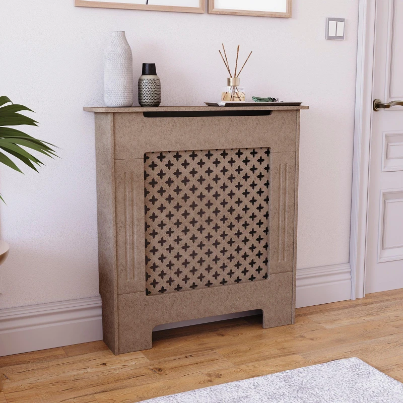 Image of Lassic Vida Designs Oxford Radiator Cover, Small Natural unisex Small