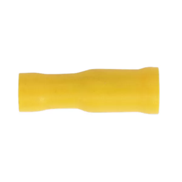 image of Genuine SEALEY YT22 Female Socket Terminal &#216;5mm Yellow Pack of 100