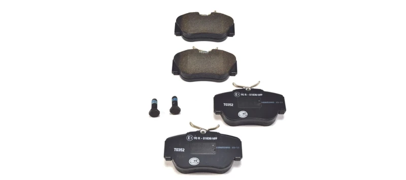 Image of HELLA Brake pad set HELLA 8DB 355 006-181