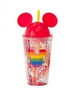 Image of Mickey Mouse Mickey Rainbow Cup With Straw - Pride