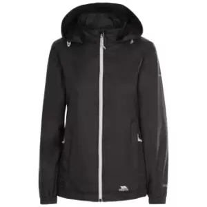 image of Trespass Womens/Ladies Sabrina Waterproof Jacket (XXS) (Black)