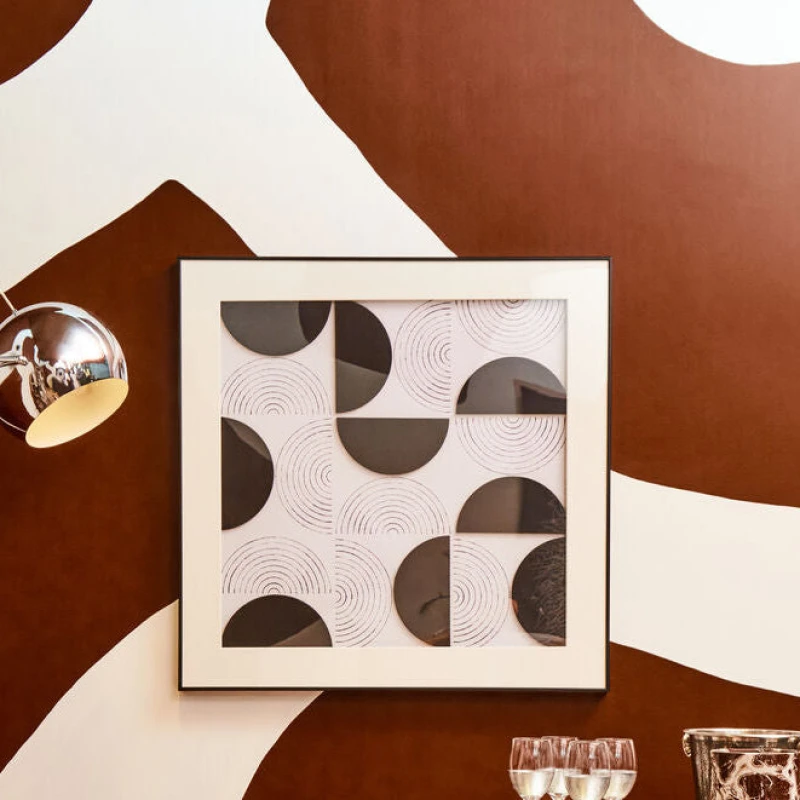 Image of Orsina Black and White Wall Art Nason